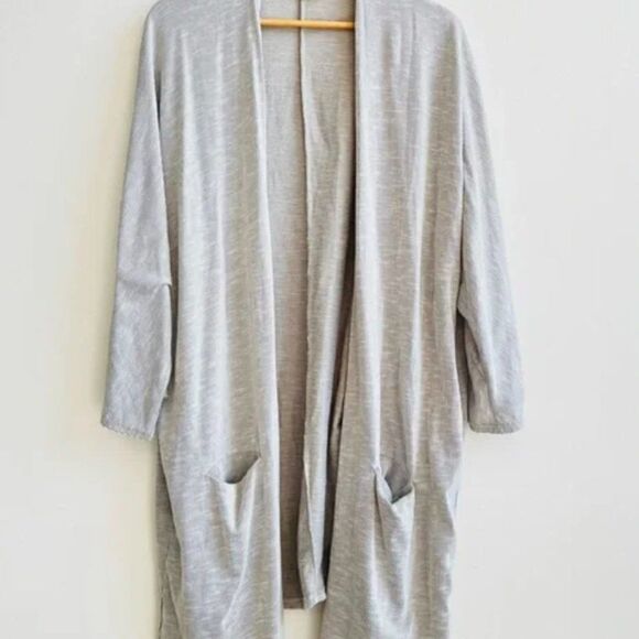 Anthropologie x Donni Slouchy Ribbed Striped Open Cardigan - Picture 1 of 4